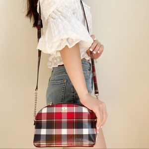 Kate Spade ♠️ Plaid Crossbody